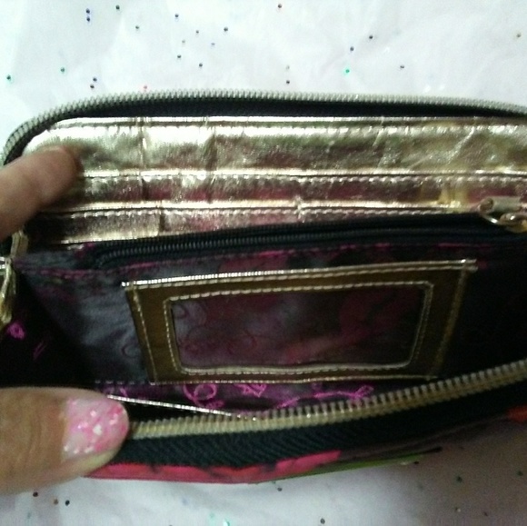 Zip Around Wallet -Roses Are Red, Violets Are Blue - Picture 5 of 5